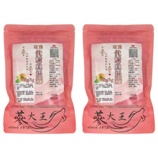 蔘大王 玫瑰代謝美濕茶包 x10入 決明子 茯苓 甘草 枸杞, 6g, 2袋