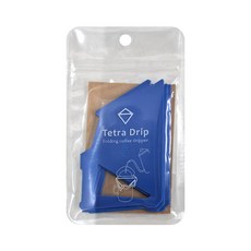 MUNIEQ Tetra Drip 01P 簡約攜帶型濾泡咖啡架 - 小, 藍色, 1個, Single Serve