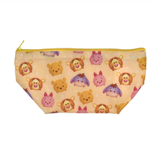 收納王妃 迪士尼 TSUM TSUM 迷你化妝包 20.5 x 8.5 x 10.5cm, 圓點維尼, 1個