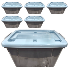 KEYWAY 聯府 百富滑輪整理箱85L BF-851 693 x 482 x 388mm, 藍色, 6個