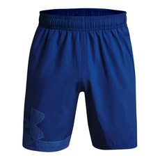 Under Armour 安德瑪 Woven Graphic 男款短褲, M, 藍色