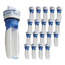 AIMEDIA 艾美迪雅 滾筒式洗衣機除塵器 抗菌防臭, 白色, 20個