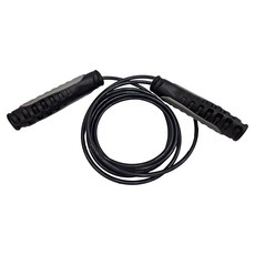 SUCCESS 成功 培林鋼索跳繩 抗磨損 防滑握把, 270cm, 1條, Black rope