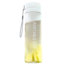 PORTABLE CUP 霧面運動水壺, 800ml, PC材質, 密封防漏, 內置茶隔, 簡約白, 1個