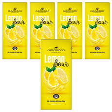 巧克優 檸檬夾心牛奶巧克力, 100g, 5包