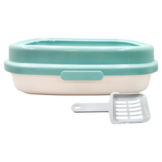 Richell 利其爾 卡羅貓便盆(大), 淡藍, 1個