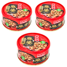 新東陽 麻婆豆腐 全素, 無防腐劑, 無人工色素, 無味精, 嚴選非基改黃豆, 搭配花椒調味, 古法燉滷, 160g, 3罐