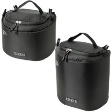 Libero Camden 保冷袋 D-Pack 防水拉鍊登山收納包 7L + 11L 套組, 黑色 + 黑色