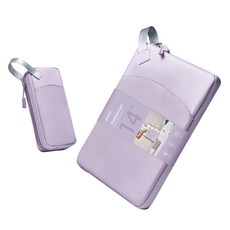 Innostyle GuardianTech系列 專利防摔多功能筆電收納包組 GT-C21-14, 紫色, 1組