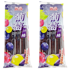 晶晶 葡萄果汁棒 8條, 680g, 2袋