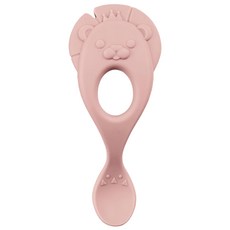 MOTHER-K 鉑金矽膠學習湯匙, 獅子粉, 1支