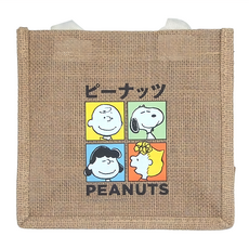 Kiiwi O SNOOPY 史努比簡約棉麻隨行袋, 22 x 10.5 x 19.5cm, 四格相片