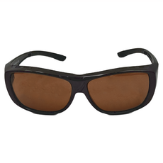 ALEGANT 輕奢時尚透氣方框全罩式防滑彈力鏡腳寶麗來偏光墨鏡 UV400防護