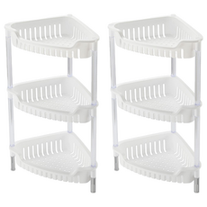 KEYWAY 聯府 吉祥家三角架, 白色, 2個