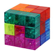 YongJunToys 永峻 磁力積木 7 pcs, 1入, 透明色