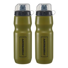 MERIDA 美利達 水壺 附防塵蓋, 橄欖綠, 760ml, 2個