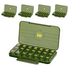 便攜式7格藥盒 17x13x3cm, 5個