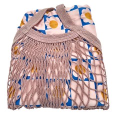 Zappgirlbrabra 泰國網袋手提包 -N-02X 彩色 215g, 38 x 35.5cm 背帶25cm