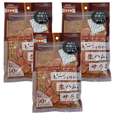 DoggyMan 多格漫 火腿腸切片, 牛肉口味, 70g, 3包