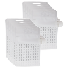 FaSoLa 雜糧密封收納保鮮袋帶鎖蓋(5入)-2組 FA-PS-477, 25 x 16cm, 5個