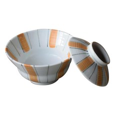 美濃燒 黃彩十草蓋物組, 日本製 陶瓷, 黃彩, 1個