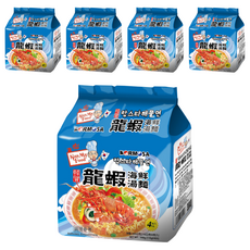 KORMOSA 韓寶 龍蝦海鮮麵 Set, 活跳龍蝦與多種海鮮熬製湯頭, 彈牙麵條Q彈, 20包