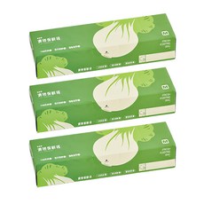 小麥購物 拉鍊保鮮袋 G246, 3盒, 中(23 x 5 x 15.5cm), 15個