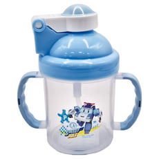 ROBOCAR POLI 波力 小吸杯, 240ml, 1個, 藍色
