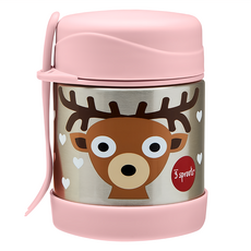 3 sprouts 不鏽鋼燜燒罐 附湯匙, 小鹿, 350ml, 1個