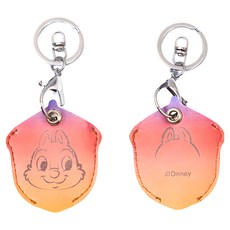 Disney 迪士尼 百年慶典兩用感應扣鑰匙套, 奇奇漸層, 1個