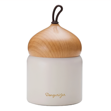 ALLGO 栗子造型不鏽鋼悶燒罐, 330ml, 寬9x深9x高12.3cm, 白色/黃色/紅色可選, 1個