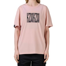 KZM OUTDOOR kzm logo短袖上衣 (粉色/S) 舒適透氣