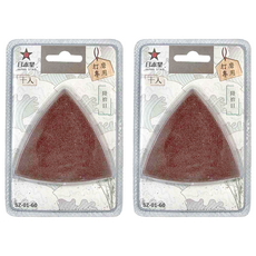 JAPAN STAR 日本星 專業級磨切機專用砂紙 60目 (10張裝), 適用油漆、木質、塗層、複合材料, 10 x 4 x 15cm, 2組