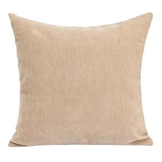 KUIBAO 快豹生活 時雅仿棉麻素色拼接抱枕套