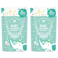 les enphants 麗嬰友 防蟎酵素極淨洗衣精 補充包, 1L, 2包