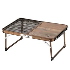 CAPTAIN STAG 鹿牌 小酒館折疊網桌, 60 x 40cm, 1個, 木紋色
