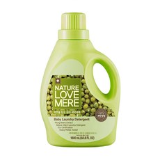 NATURE LOVE MERE 嬰幼兒衣物洗衣精 綠豆萃取, 1.8L, 1瓶
