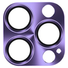 TOTU 拓途 鎧甲系列 鋁合金一體式鋼化玻璃膜鏡頭保護貼 紫色, 1個