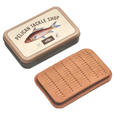 鵜鶘釣 PTS 馬口鐵復古收納盒 370ML, 140 x 95 x 30mm, 1個