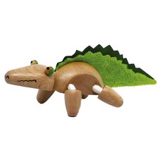 木製彈性動物, 鱷魚 木色, 1個