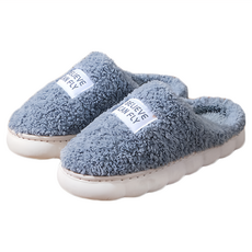 WUWU 韓風 潮流室內拖, 藍色, 40-41