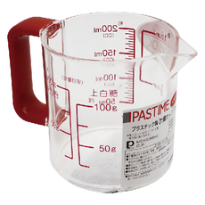 PEARL LIFE 珍珠金屬 Pastime耐熱刻度計量杯 7 x 7.5cm, 透明, 200ml, 1個
