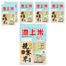 樂米穀場 台東池上競賽履歷糙米, 2kg, 6包