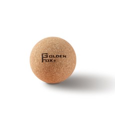Golden Fox 軟木按摩球，天然軟木，直徑8cm，GF-007, 1個