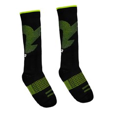 Vigor Socks 長筒運動機能壓縮襪，黑色/青檸色 (SM), Black + Lime, 1雙