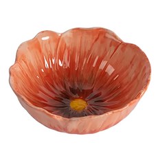 瑞典 BYON Poppy 罌粟花朵碗, 陶瓷碗, 適用洗碗機, 紅, 1個