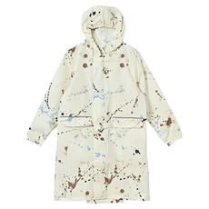 KiU 兒童雨衣 耐水壓 10000mmH2O 背面採用TPU層壓, 抽象潑墨, L(120~140cm)