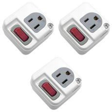 WeiTien 威電 高負載分接式插座, 125VAC 15A MAX 1650W, 小家電小幫手, CB3111, 3個