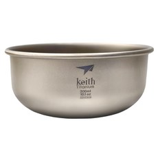 keith Titanium鎧斯 單層鈦碗, 300ml, Ti5332, 1個