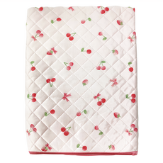 Mother garden 涼感床墊 野草莓櫻桃, 100 x 200cm, 外層尼龍100% 背面聚酯100%
